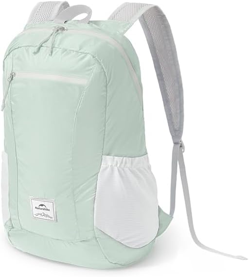 Naturehike 18L Lightweight Hiking Backpack, Waterproof Camping Packable Backpack Ultralight for Travel, Airplane, Small Hiking Daypack for Adults, Black