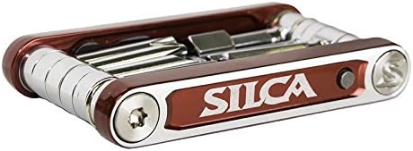 SILCA VENTI MultiTool | 20 tools design minimalistic focus | steel multi tools w/hardened finish | aluminum side bars with master link magnetic storage | HEX/TORX/PHILLIPS/Chain Breaker