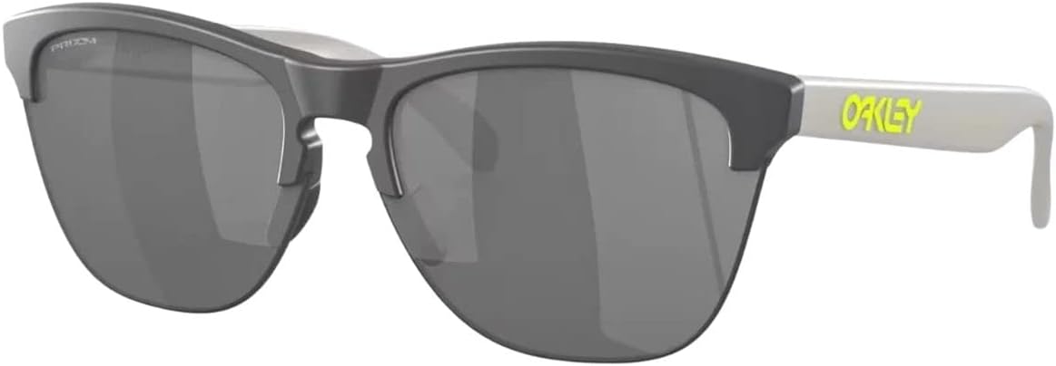 Oakley Frogskins Lite Sunglasses Matte Dark Grey with Prizm Black Lens