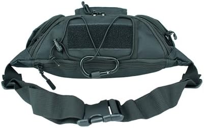 OSAGE RIVER Tactical Fanny Pack with 5 Compartments, 900D Waist Pack for Hiking, Fishing, Hunting, or Gym, Everyday Crossbody Belt Bag