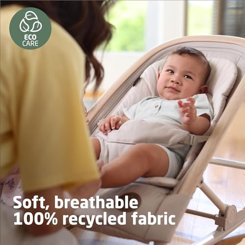 Maxi-Cosi Kori 2-in-1 Baby Bouncer Seat for Infants, Baby Rocker Chair, Portable Baby Bouncer, Classic Oat