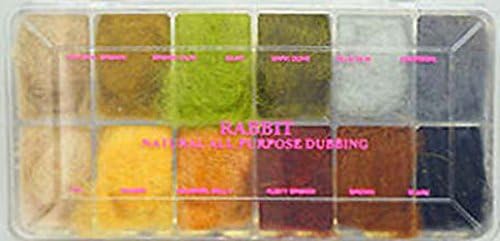 Fly Tying Dubbing Dispenser, Rabbit Dubbing