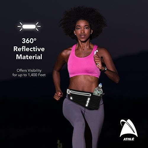 Running Fanny Pack with Water Bottle Holder - Adjustable Running Belt With Water Bottle Holder and Pouch - One Size Fits All Travel Fanny Pack