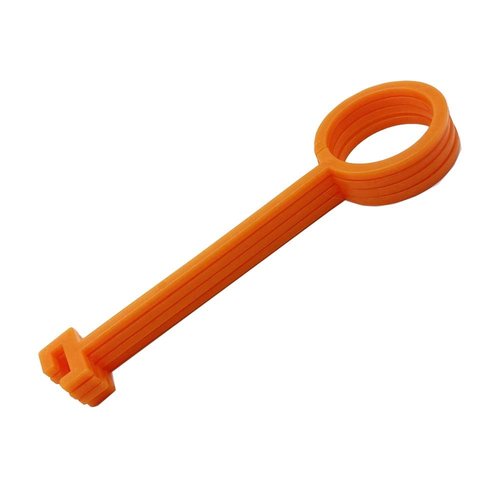 50 Pcs Quality ABS Clay Target Holder Clay Pigeon Hooks for Shooting Practice Work for 1" Pipe (Orange)