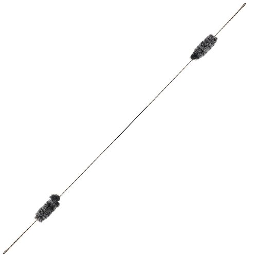 S F 16 Strands Handmade Flemish Bowstring Replacement + 1 Pair Rabbit FurBow String Silencer for Recurve Bow and Traditional Longbow-for 58" Model Bow