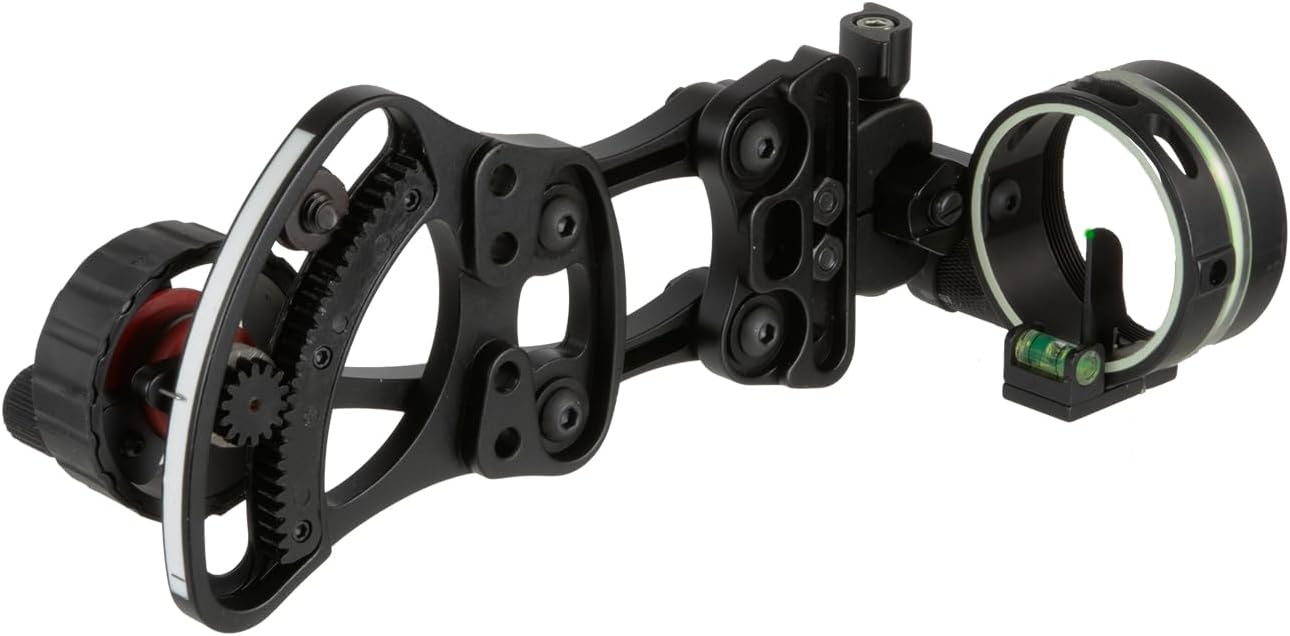 TRUGLO Range Rover Micro-Adjustable Bow Sight for Archery - Left/Right-Handed, Zero-In Dial, LED Light & Quiver Mount