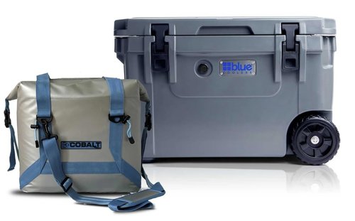 60 Quart Gray Wheeled Cooler + Soft Sided Cooler Tote