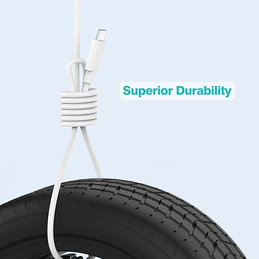2 Pack 10ft 100W USB C to USB C Cable for MacBook Pro/Air Charger, iPad Pro, iPad Air, Mini 6, iPhone 16/15, Samsung, USBC Type C PPS Super Fast Charging Cord