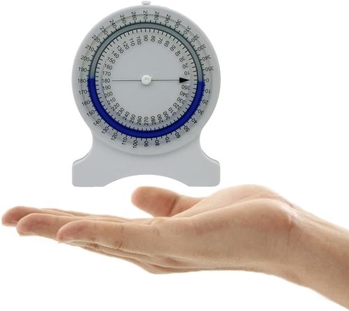 huangyunming High Precision Physical Inclinometer - Baseline Physical Therapy Inclinometer with 360° Rotating Dial, Digital Medical Inclinometer with Clear Fonts, Leak-Proof Manual Muscle Tester
