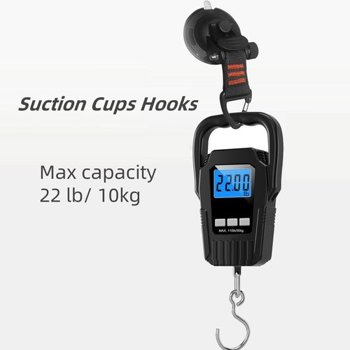 NOTLZPLS Suction Cup Hooks Heavy Duty 4 Pieces Car Camping Essentials Upgraded Tie Down Suction Cup Camper Accessories with Securing Hook Strong Power for RV Boat Window Glass Camping Trap.(4 pcs)
