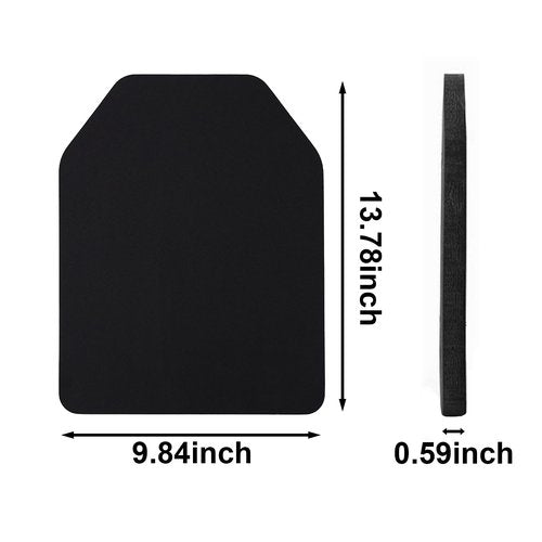 RUENXG 3-Pack EVA Foam Vest Insert Plates 12.8x9.6x1.78 Inch Shock-Absorbing Lightweight Padding for Fitness Training Outdoor Activities & Sports – Durable Universal Fit (Black)