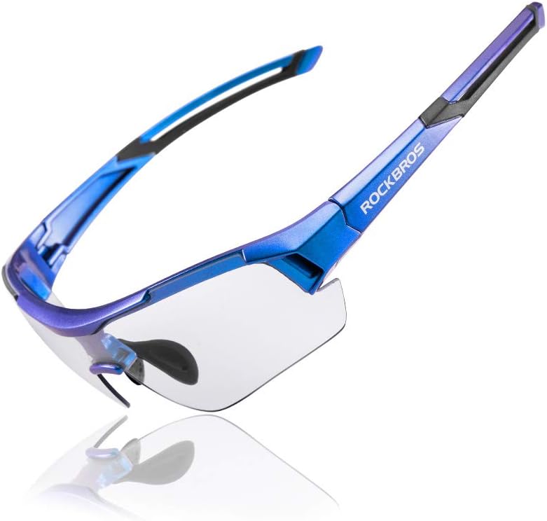 ROCKBROS Cycling Sunglasses Photochromic Bike Glasses for Men Women Sports Goggles UV Protection