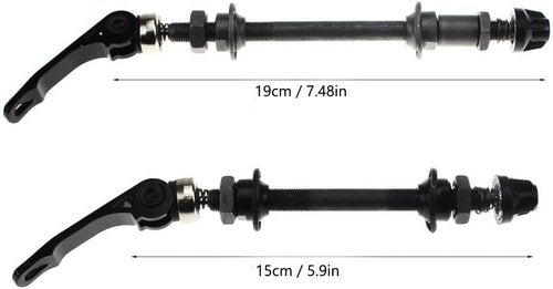 Bike Axle CYSKY Quick Release Skewer Front Rear Bicycle Axle Wheel Hub Fit for Road Bike, Mountain Bike, MTB, BMX (1 Pair)