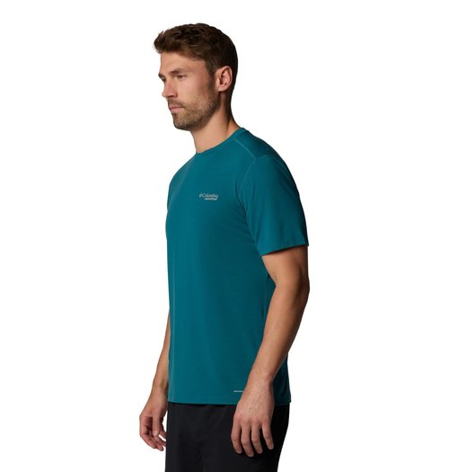 Columbia Men's M Endless Trail Running Tech Tee, River Blue, XX-Large