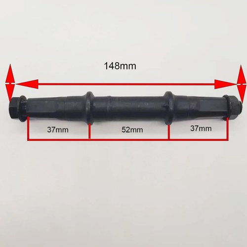 ZZRSDAN 5S Bicycle Bottom Bracket Axle Square Taper, 1 Set axle
