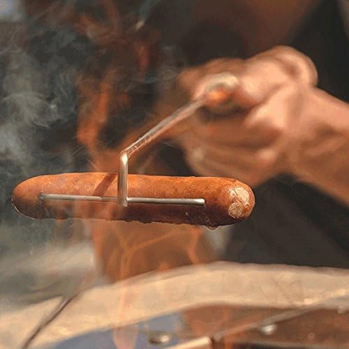 Crank-Eez Marshmallow Roasting Stick With Crank, Great Smore's Campfire Roaster For Family Fun Camp Cooking, Set of 4