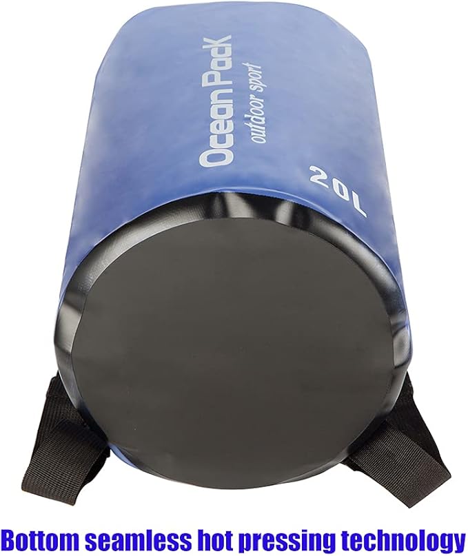 Floating Waterproof Dry Bag 10l/20l,Roll Top 10L/20L Waterproof Dry Bag Backpack For Kayaking Boating Swimming for Women Men