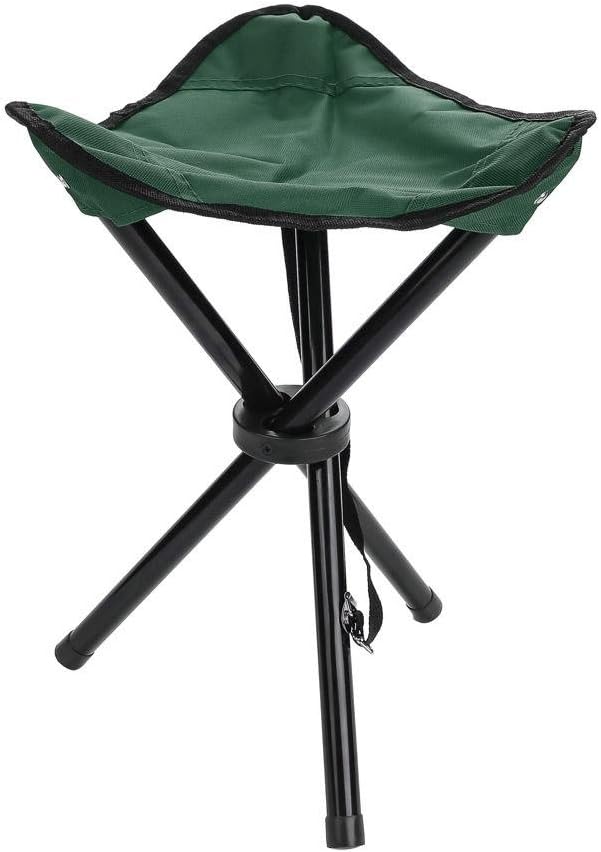 VGEBY Folding Tripod Chair, Portable Lightweight Tripod Stool for Outdoor Camping, Fishing, Hunting, Hiking, Travel
