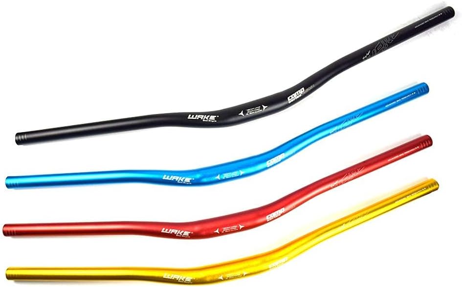 Wake Bicycle Handlebars 31.8 mm Mountain Bike Handlebar 720mm/780mm Aluminium Alloy MTB Handlebar Bicycle Riser Bars Extra Long Bicycle Handlebars for Downhill Cycling Racing