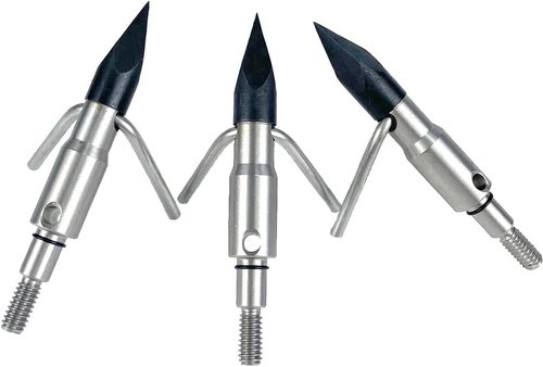Fishing Arrow Heads Points Bowfishing Broadheads Bow Fish Tips 225 Grain Removeable Head Archery Hunting Screw Tips for Compound Bow,Crossbow and Recurve Bow (12pcs)