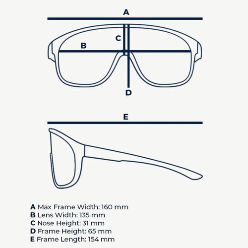 VALLON Watchtowers Cycling Sunglasses | 100% UV Protection Biking Glasses | Anti-Reflective & Recycled Frame