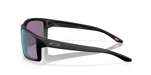 Oakley Men's OO9470 Gibston XL Rectangular Sunglasses, Matte Black/Prizm Jade, 62 mm