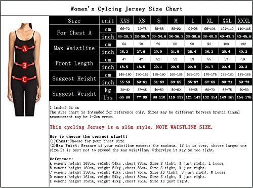Women's Long Sleeve Cycling Jersey, Quick Dry Bike Top with Reflective Strip, Zipper and Pockets (US, Alpha, X-Large, Regular, Regular, HMXC036)