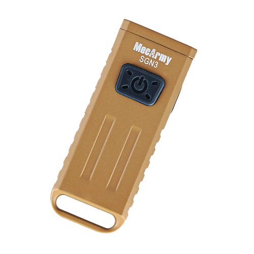 MecArmy Ultimate Outdoor Duo: Brass Mini Compass & Multi-Mode Mini Flashlight - Compact Survival Gear for Navigation, Exploration, and Emergencies