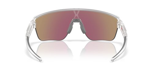 Oakley Men's OO9415 Corridor Square Rectangular Sunglasses, Matte Clear/Prizm Sapphire, 42 mm