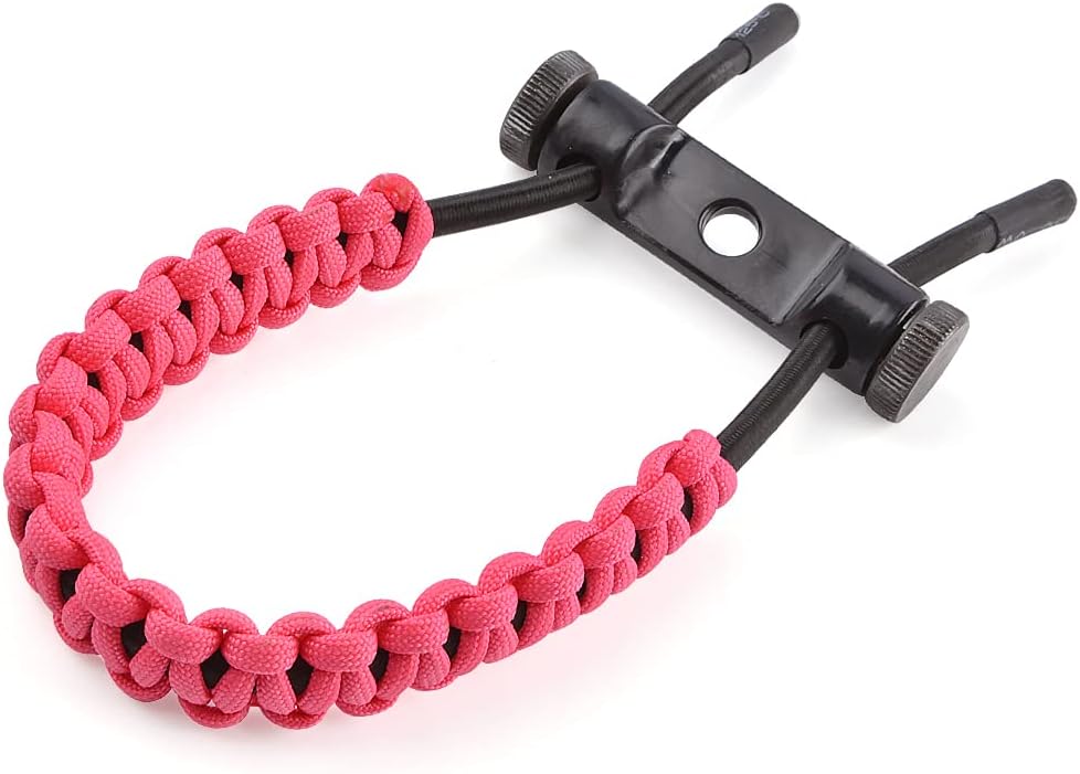 ZSHJGJR Archery Bow Wrist Sling Braided Archery Adjustable Bow Strap Wrist Sling For Compound Bow Hunting Shooting