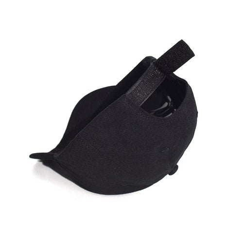 Agturber Men's Short Brim Baseball Cap Quick Dry Lightweight Breathable Adjustable Unstructured Dad Hat Black