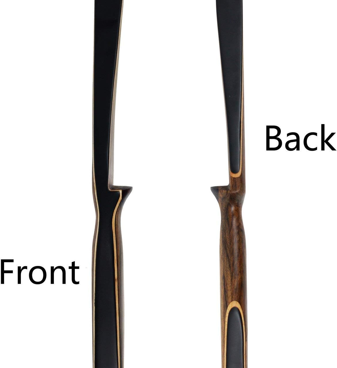 Topbows Sparrow 54" Traditional Long Bow 20-35LBs Draw Weight One-Piece Longbow Recurve BowRight Hands for Beginner Women Teens