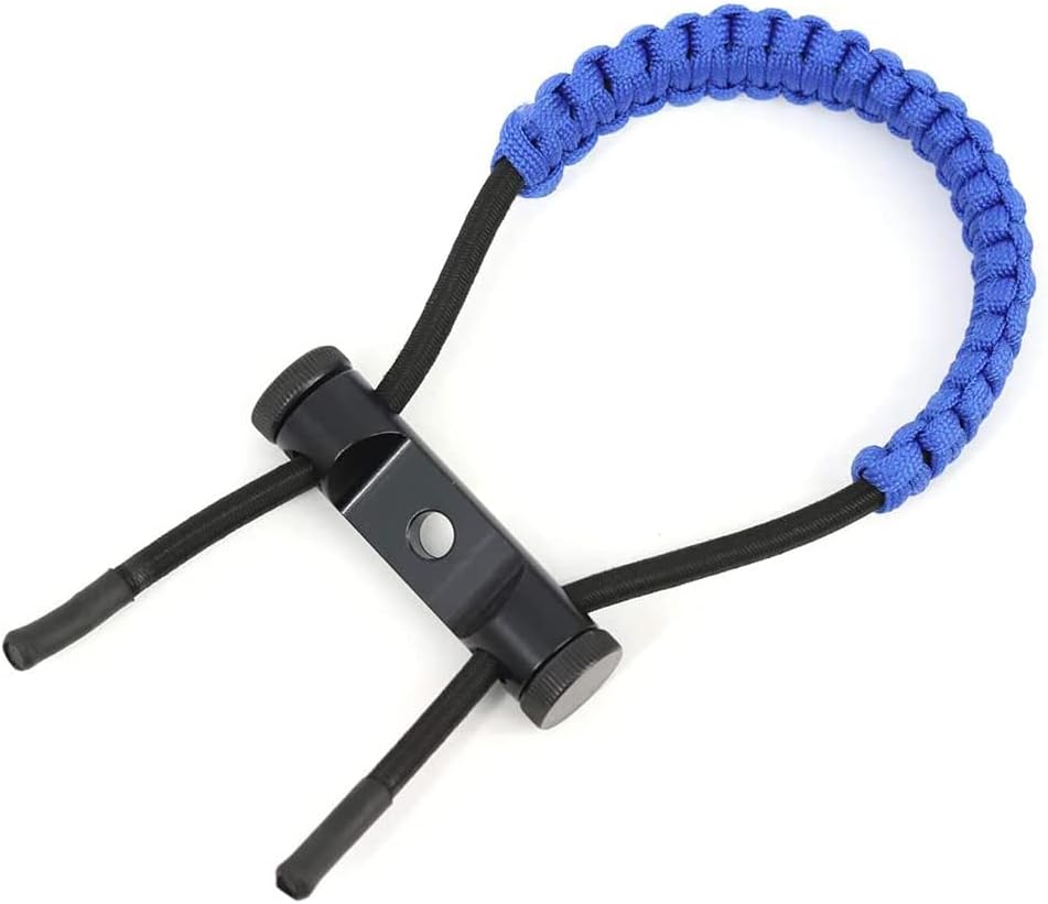 ZSHJGJR Archery Bow Wrist Sling Braided Archery Adjustable Bow Strap Wrist Sling For Compound Bow Hunting Shooting