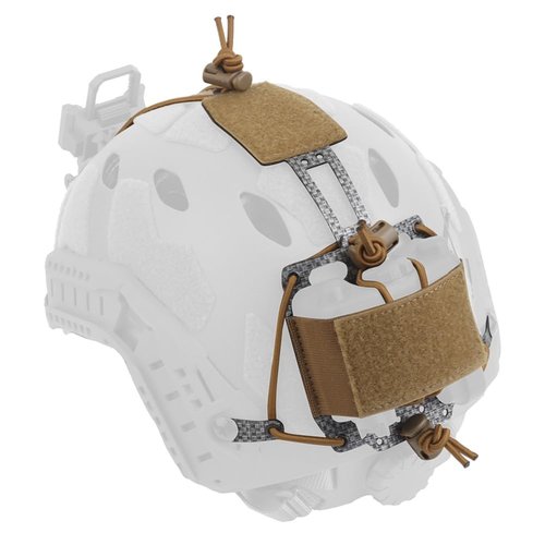 Tactical Helmet Battery Pouch Counterweight Pouch Nylon Battery Storage Holder Pack with Hook and Loop PVS31 Batteries Storage Case for Most Airsoft Helmet Accessories (CB)
