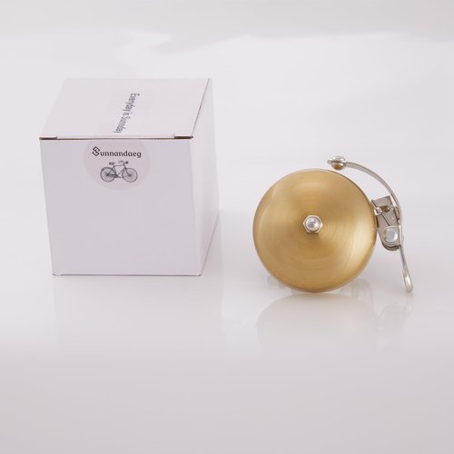 SUNNANDAEG Bike Bell Bicycle Bell for Adult Bikes Brass Bike Bells Produced a Clear and Resonant Ringing Sound Fit for Handlebar 22.2-31.8mm City Bikes Cruisers Road Bikes MTB Bike Accessories