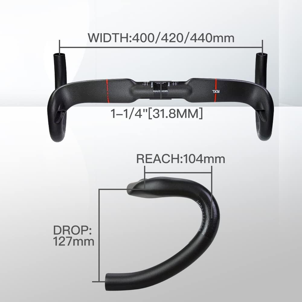 Road Handlebars Aero Handlebars for Road Bike Bars bike components & parts 31.8 Drop handlebars Carbon rxl sl carbon handle drop bar Handle Bar 440mm UD Matte Bicycle Handlebar