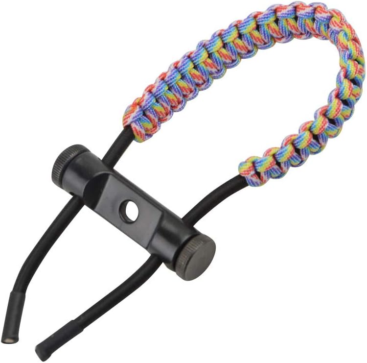 ZSHJGJR Archery Bow Wrist Sling Braided Archery Adjustable Bow Strap Wrist Sling For Compound Bow Hunting Shooting