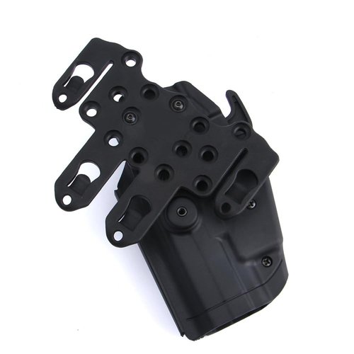 Polymer Molle Holster Adapter, Holster Hanger Platform Attachments Gear (Black)
