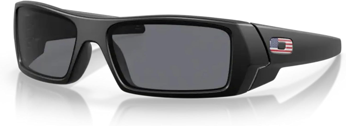 OAKLEY Gascan OO9014 Sunglasses for Men + Bundle Accessory Leash Kit, Microfiber Pouch