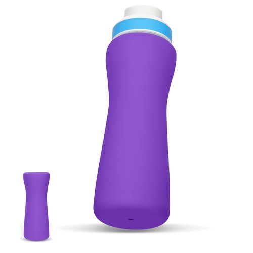 Sleeve for Cirkul Water Bottle 22OZ, Silicone Water Bottle Sleeve for Cirkul Plastic Water Bottle Insulated Protective Cover Water Bottle Holder Accessories Prevent Collision (Purple)