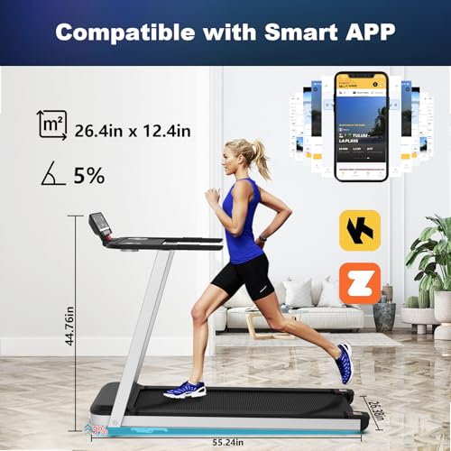 Premium Home Treadmill with Incline – Supports Up to 265 lbs, Adjustable Incline for Maximum Calorie Burn, High-Performance Treadmill for Fitness Enthusiasts – Elevate Your Workout
