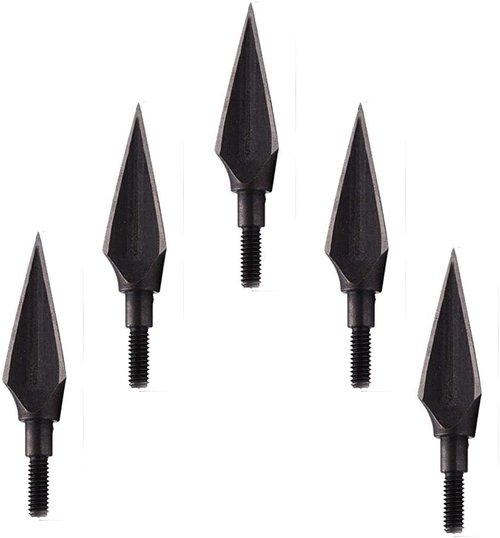 Archery Broadheads 150 Grain Traditional Hunting Arrow Head for Compound Bow,Pack of 6