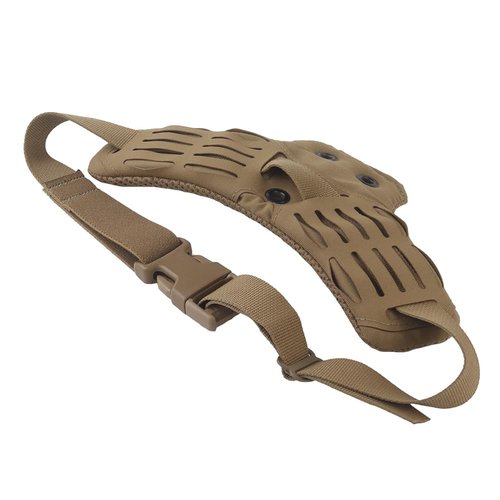 Upgrade Drop Leg Adapter Mid-Low Ride Holster Adapter Universal Belt Loop Receiver Mounts with Molle Strap Leg Shroud (TAN Leg Strap)