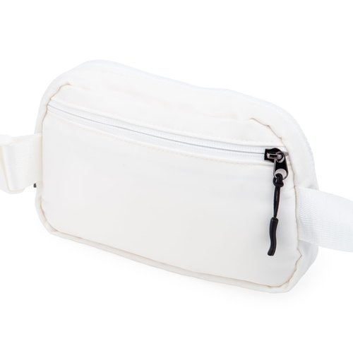 HY-FAN Hydration Cross Body with Bladder, 17oz BPA-Free, Hands-Free Design, Secure Pockets, Ideal for Athletic Outdoor Activities, Travel and More - White