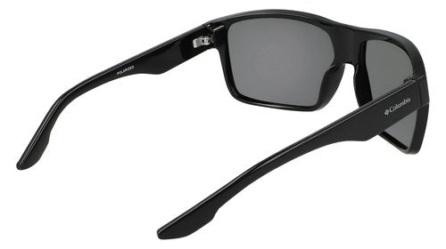 Columbia Men's Sunglasses C571SP FAIRBANKS - Black/Smoke with Smoke Solid Polarized Lens