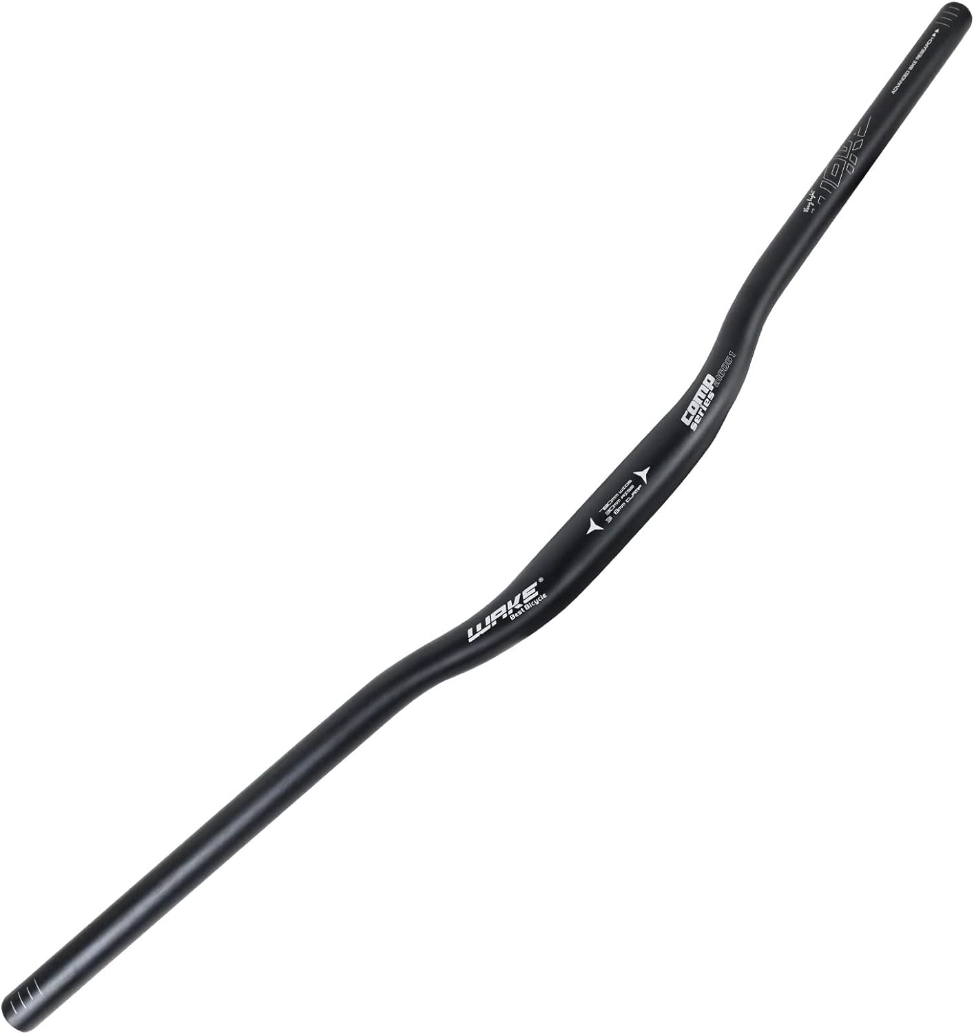 Wake Bicycle Handlebars 31.8 mm Mountain Bike Handlebar 720mm/780mm Aluminium Alloy MTB Handlebar Bicycle Riser Bars Extra Long Bicycle Handlebars for Downhill Cycling Racing