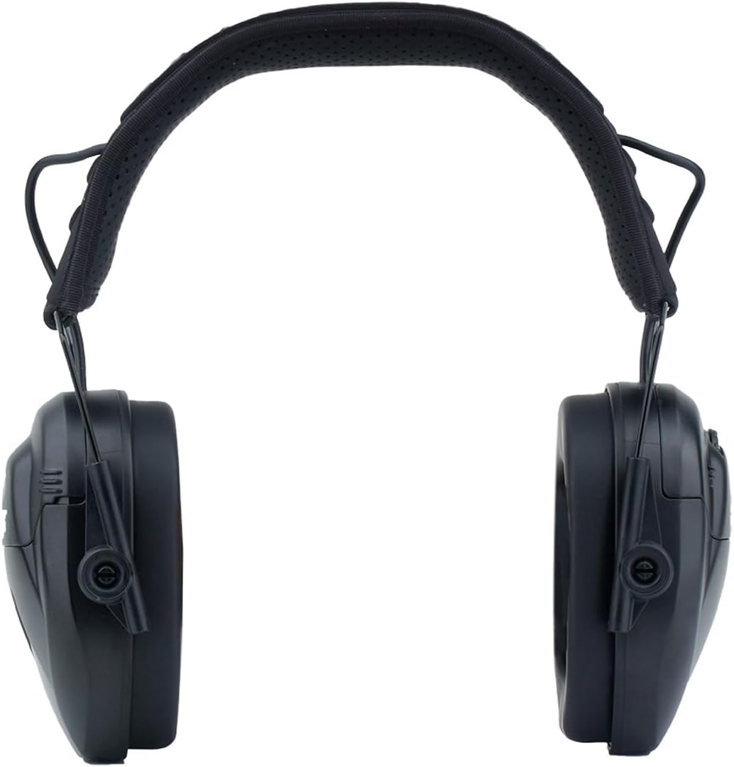 Walker's Razor Compact Electronic Youth/Women's 23dB NRR Noise-Canceling Hearing Protection Muff, 2 AAA Batteries Included