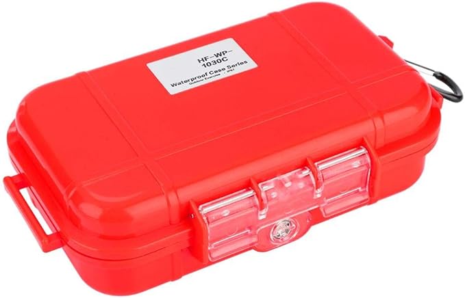 Tbest Waterproof Dry Box Airtight Outdoor Shockproof Storage Case Multipurpose Carry Box Container Inner Rubber Pad Detachable 4 Colors