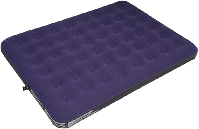 Queen Size Air Mattress - Inflatable Foldable Airbed for Camping, Home & Travel Guests, Waterproof Blow Up Mattress, Portable Sleeping Pad Accessories 80x60x9
