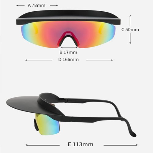 LUHUL Visor Sunglasses